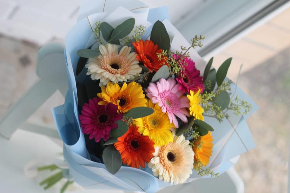 Букет цветов из: Герберы в Манасе