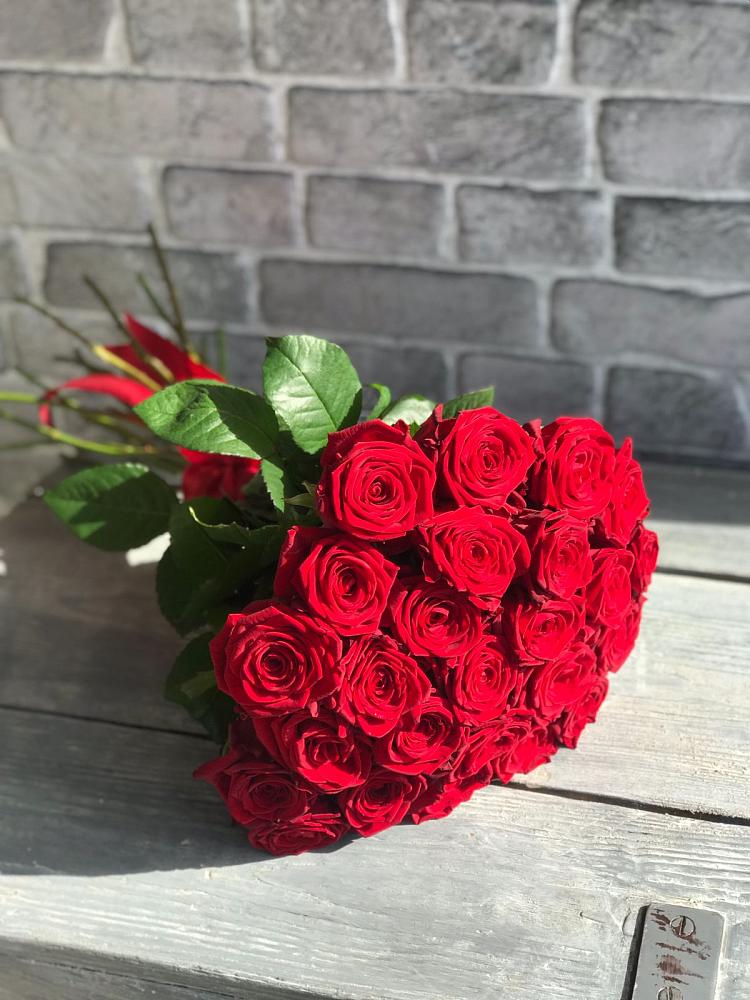 Букет Красные розы Фридом в Манасе