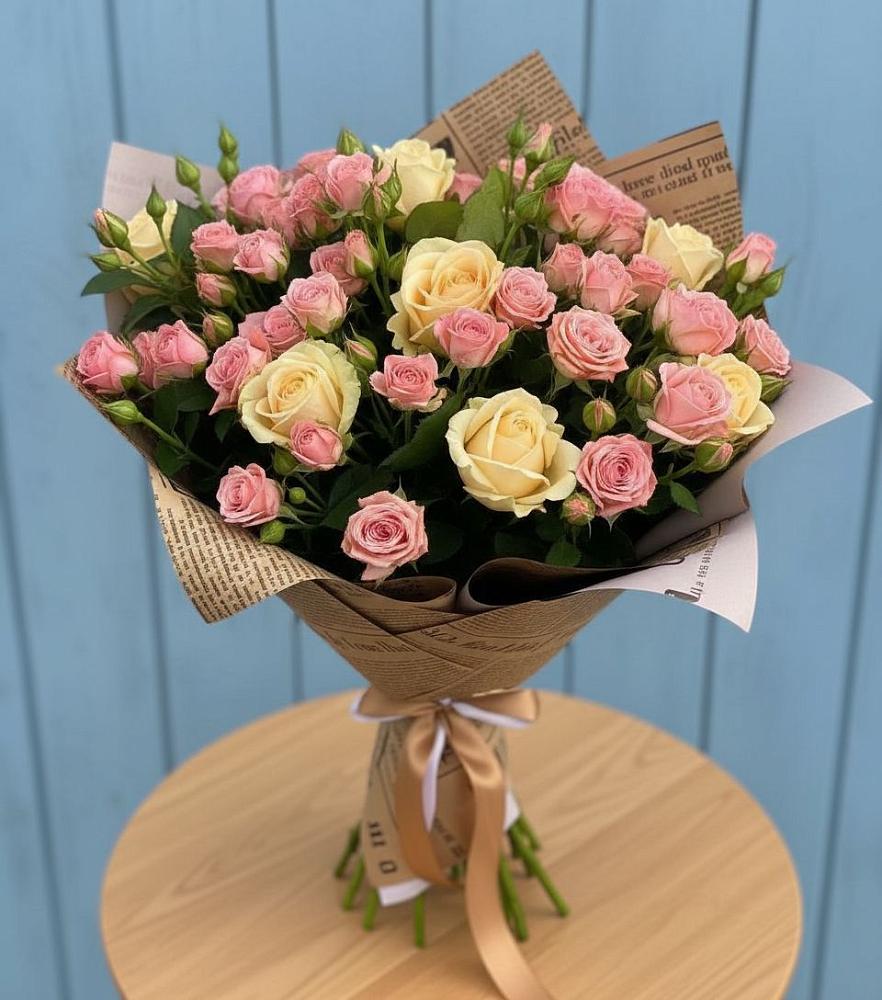 Букет цветов из: Розы в Манасе