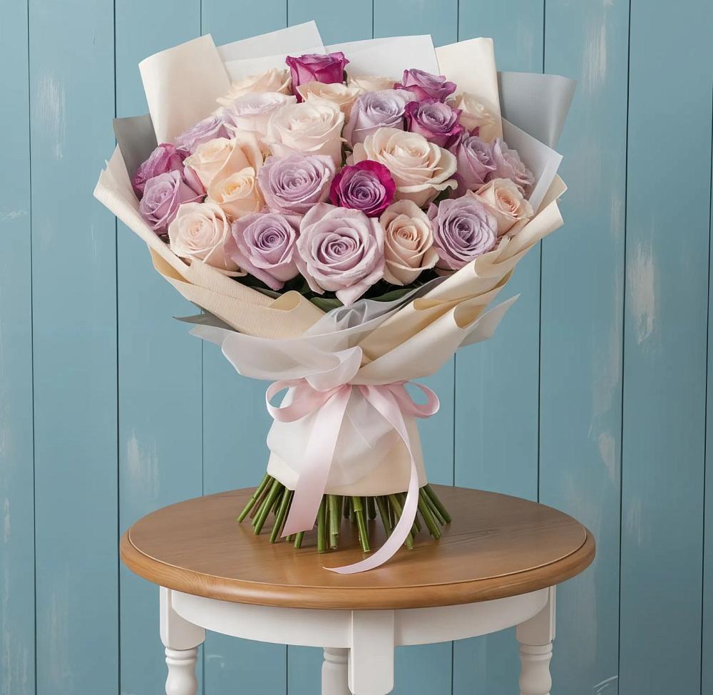 Букет цветов из: Розы в Манасе