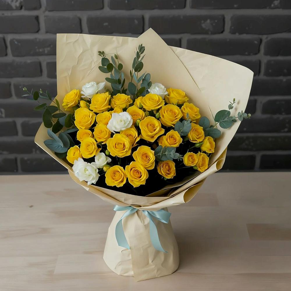 Букет цветов из: Розы в Манасе