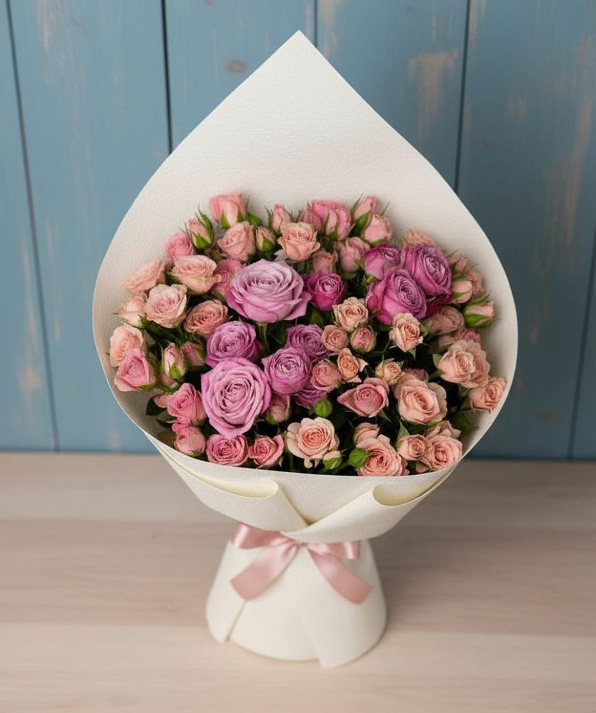 Букет цветов из: Розы в Манасе